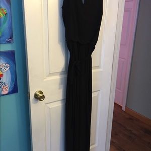 Emma and Michelle Black sleeveless jumpsuit.